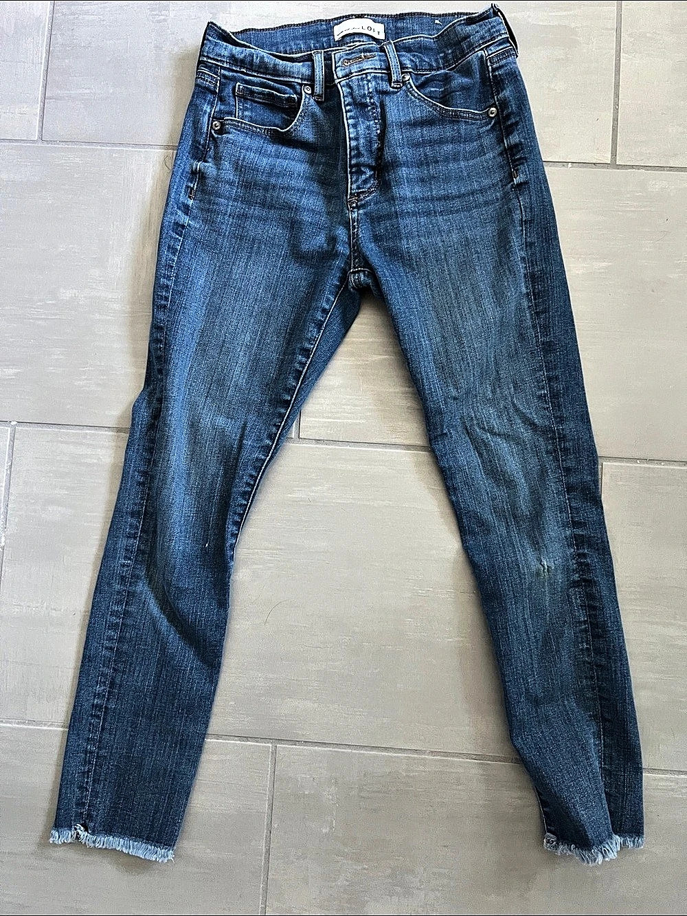LOFT Skinny Jeans in Blue Waist 27